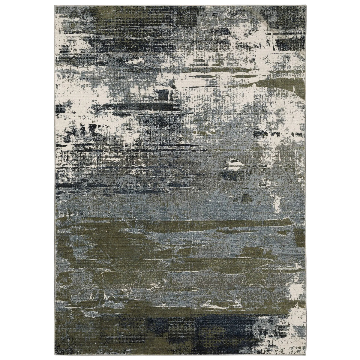 Oriental Weavers Caravan 8020L Blue/ Green Rug - main flat