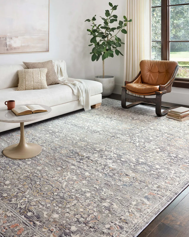 Loloi Lucia Luc-04 Grey / Mist Rugs - room scene 2