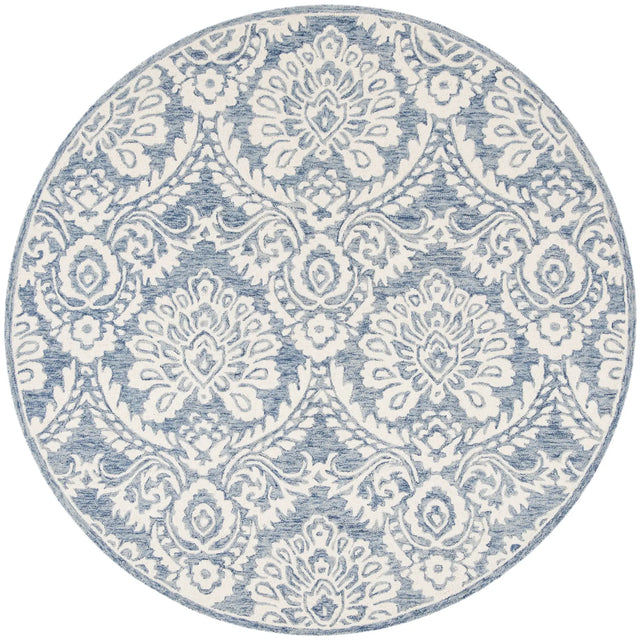 Safavieh Blossom 6'-0" x 6'-0" Rug in Blue / Ivory