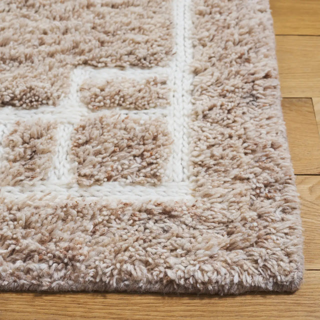 Safavieh Casablanca 4'-0" x 6'-0" Rug in Beige / Ivory