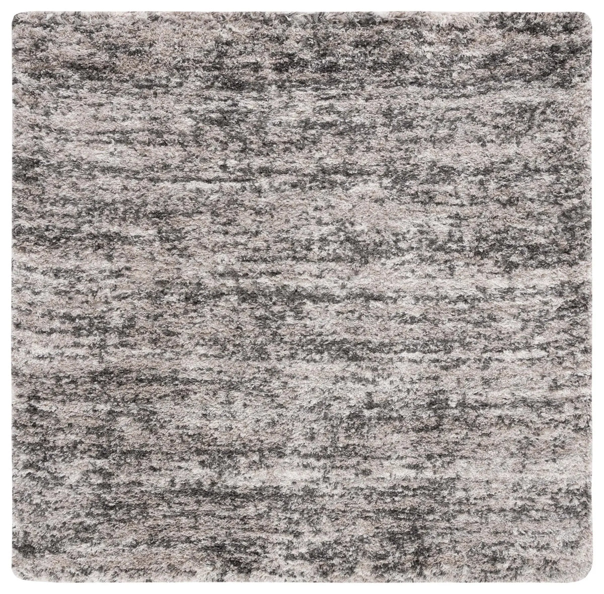 Safavieh Iceland Shag 5'-3" x 5'-3" Rug in Cream / Grey