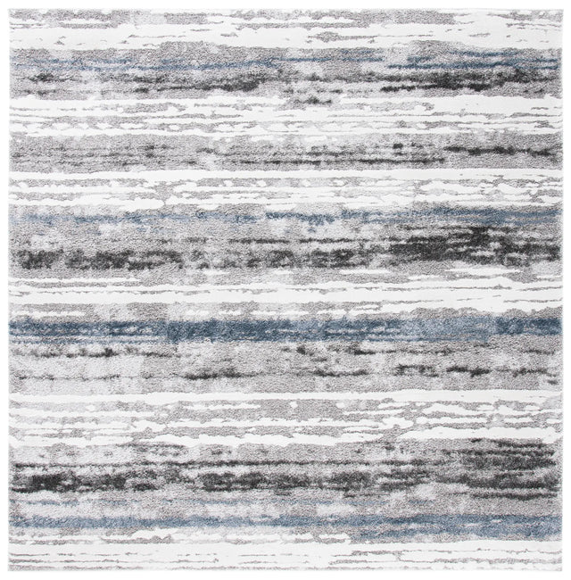 Safavieh Century 300 6'-7" x 6'-7" Rug in Grey / Blue