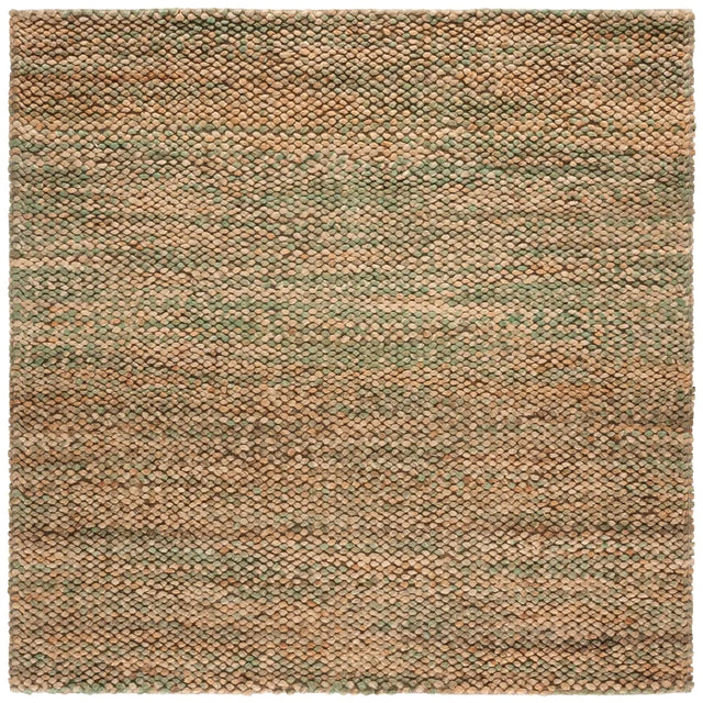 Safavieh Natural Fiber Couture 6'-0" x 6'-0" Rug in Natural / Green