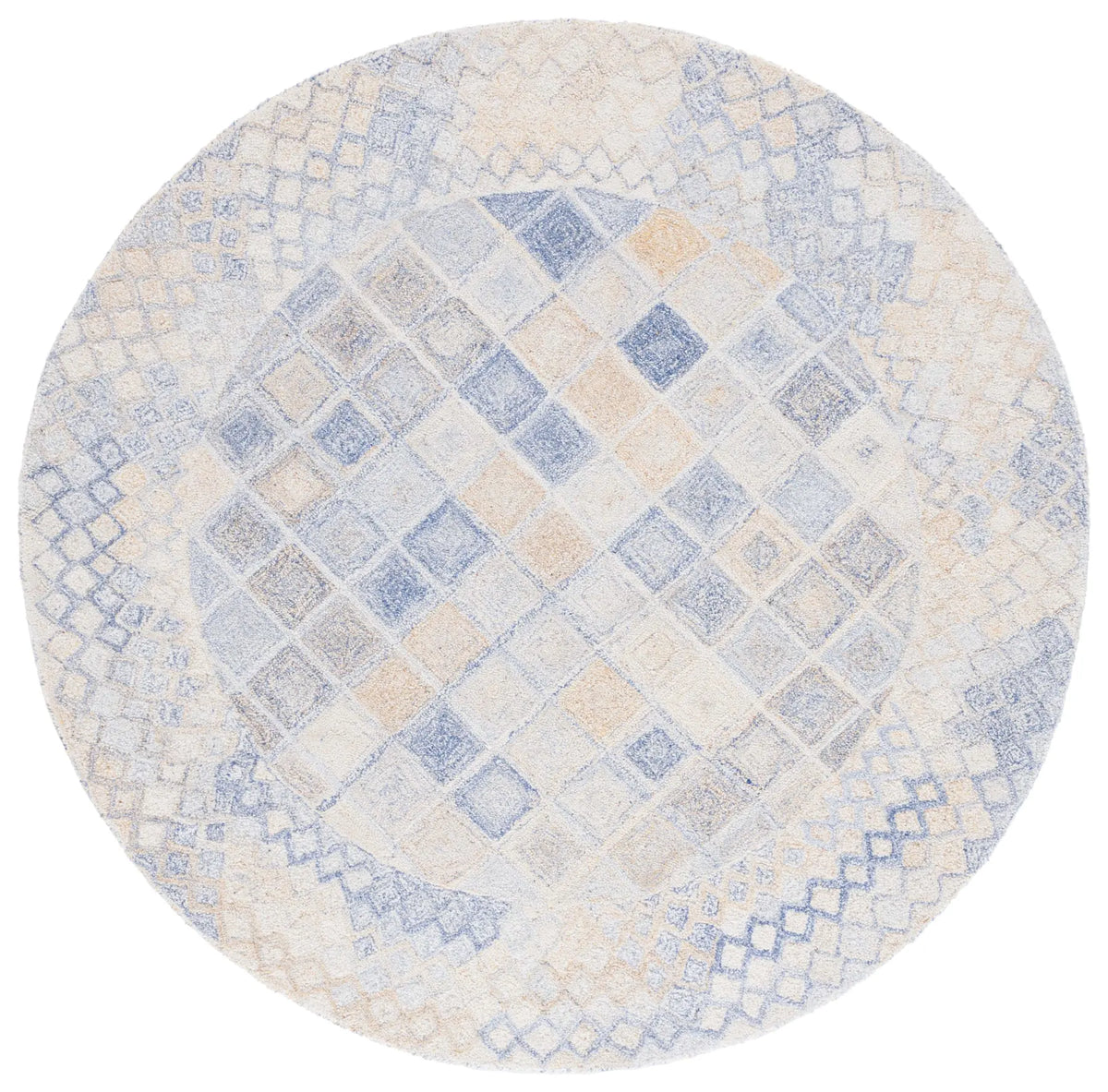 Safavieh Abstract 6'-0" x 6'-0" Rug in Blue / Grey