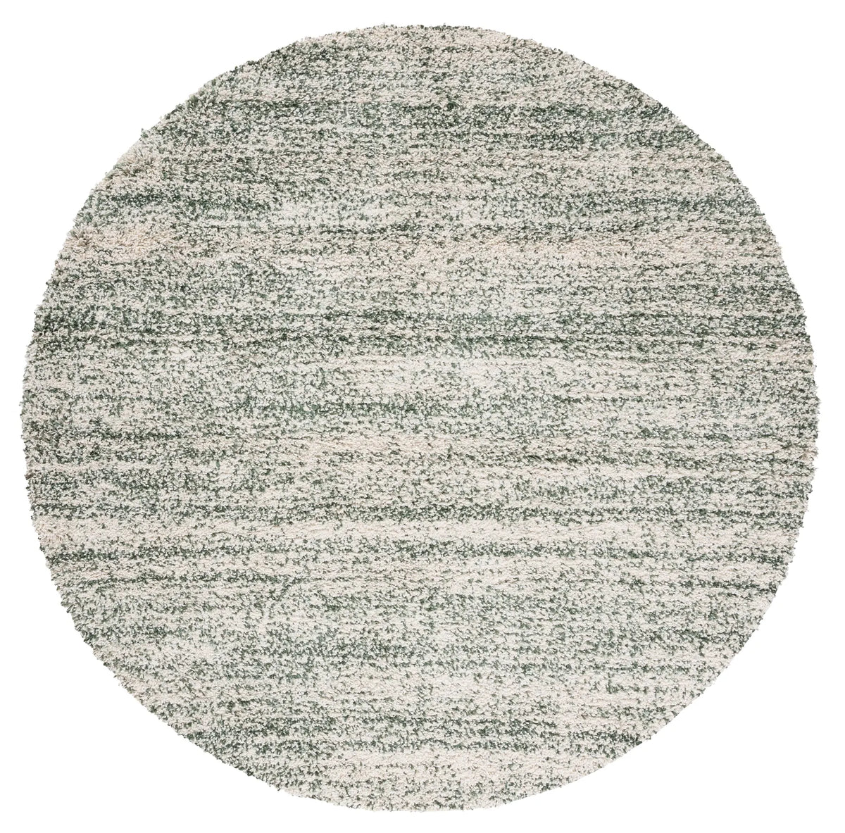 Safavieh Hudson Shag 7'-0" x 7'-0" Rug in Ivory / Green