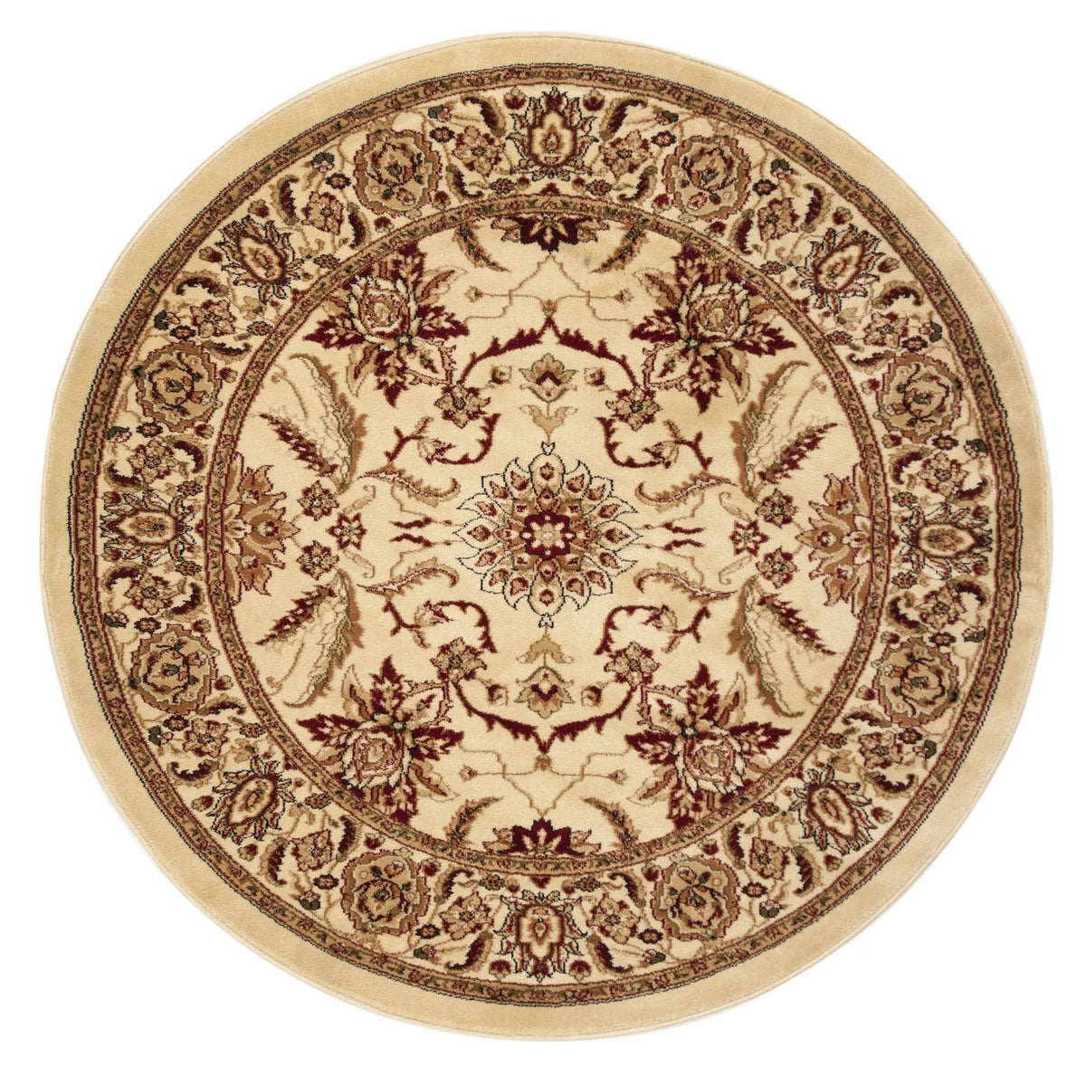 Safavieh Lyndhurst 5'-3" x 5'-3" Rug in Ivory / Ivory