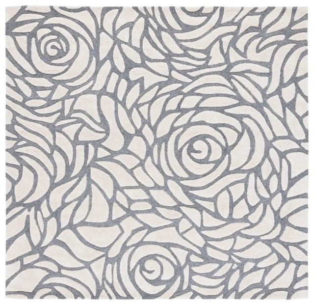 Safavieh Casablanca 7'-0" x 7'-0" Rug in Ivory / Grey