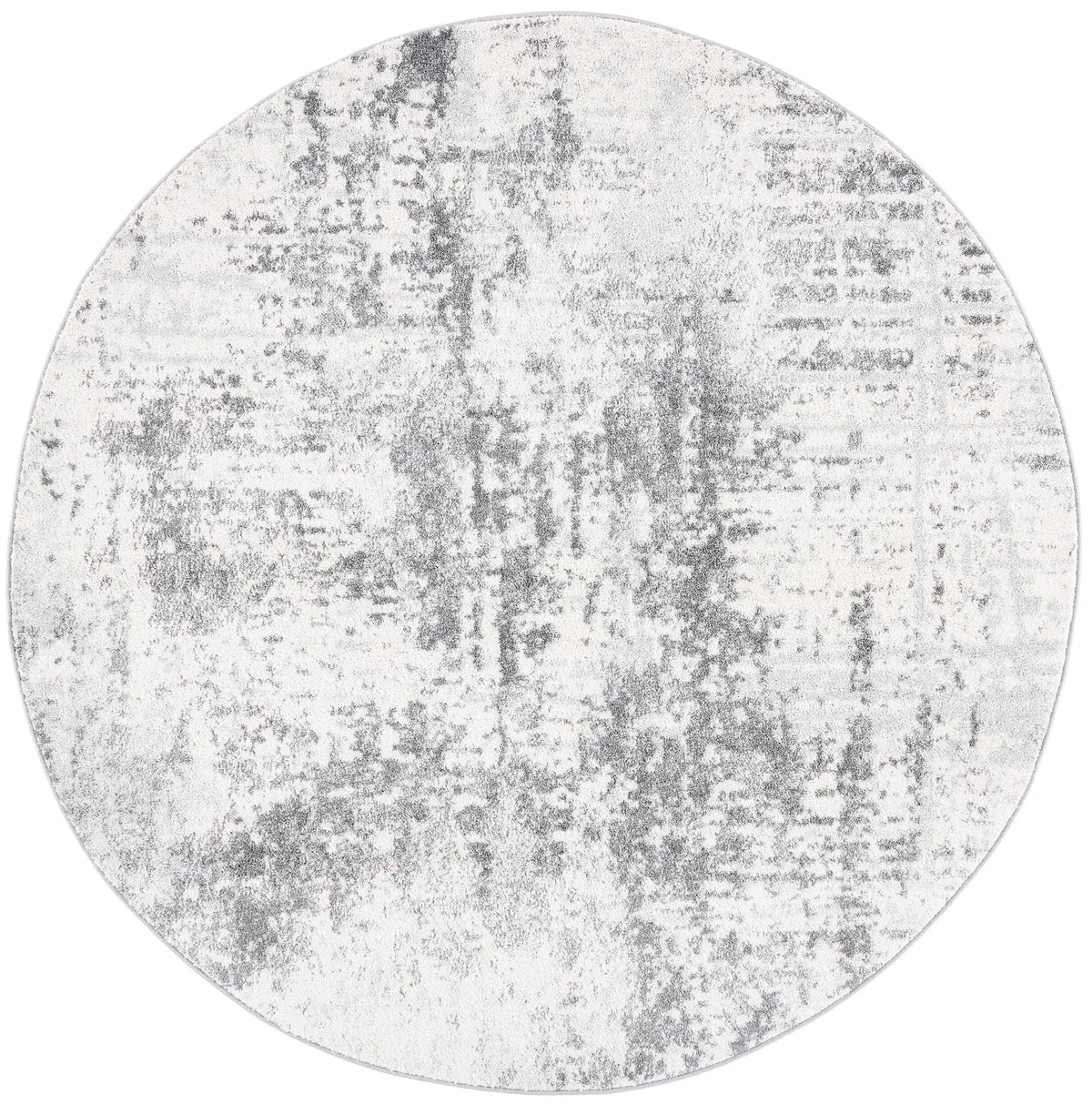 Safavieh Tulum 6'-7" x 6'-7" Rug in Ivory / Charcoal