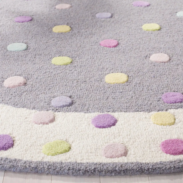 Safavieh Safavieh Kids 5'-0" x 5'-0" Rug in Grey / Multi