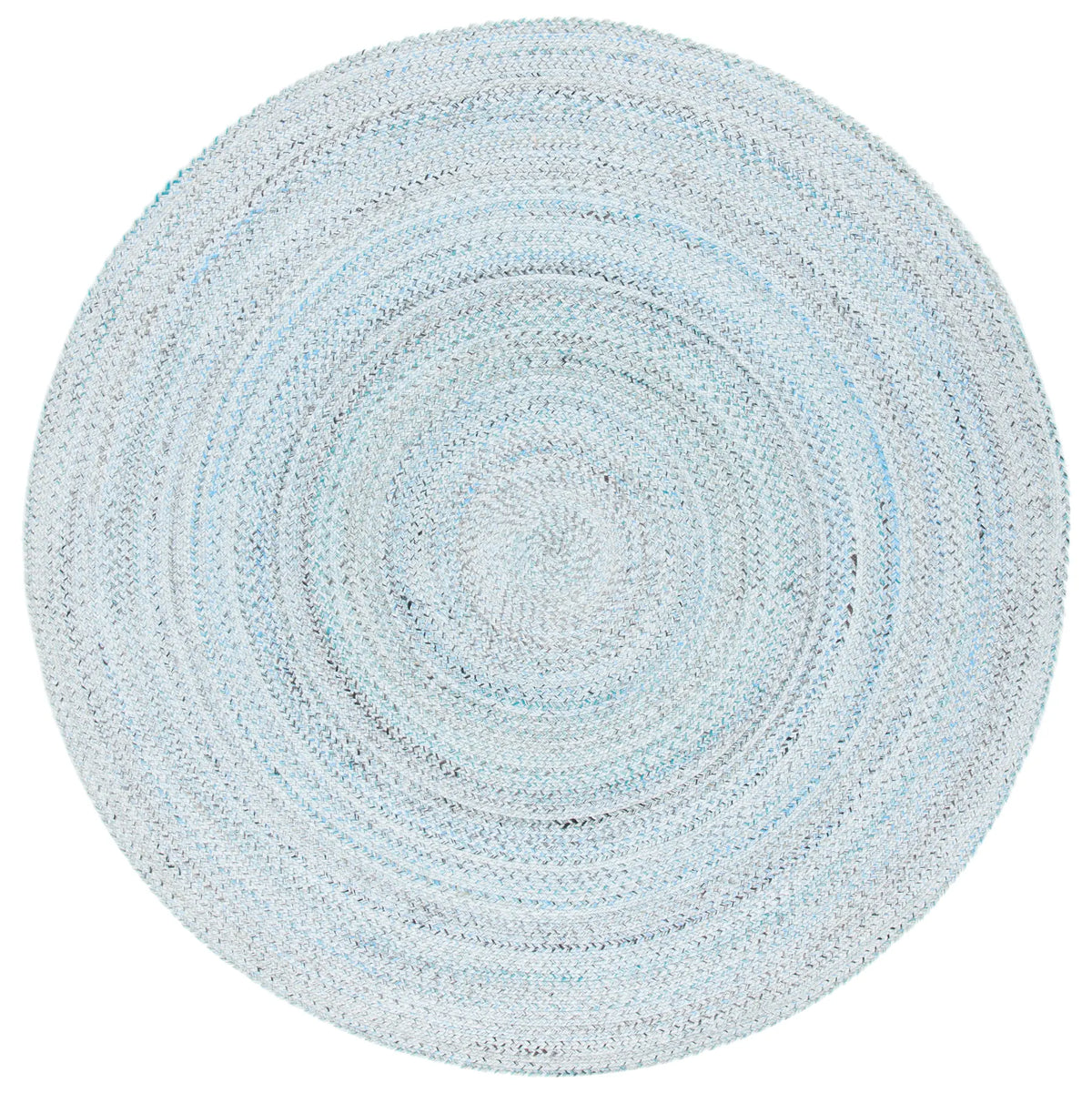 Safavieh Braided 6'-0" x 6'-0" Rug in Blue / Grey