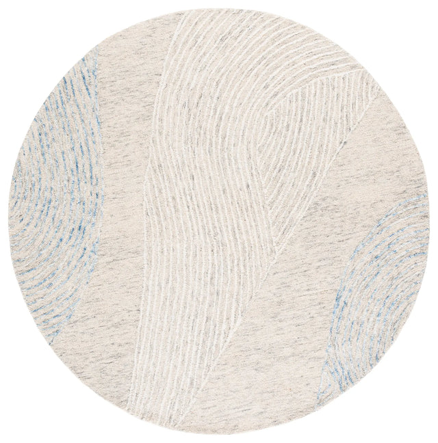 Safavieh Pine 6'-0" x 6'-0" Rug in Light Grey / Ivory