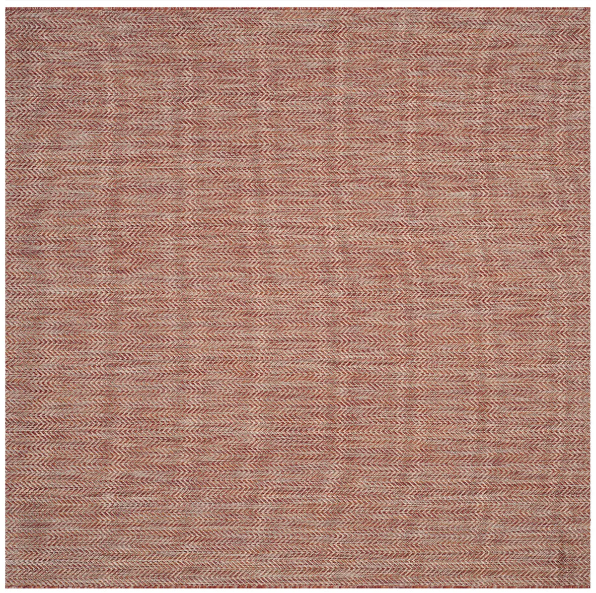 Safavieh Courtyard 6'-7" x 6'-7" Rug in Red / Beige