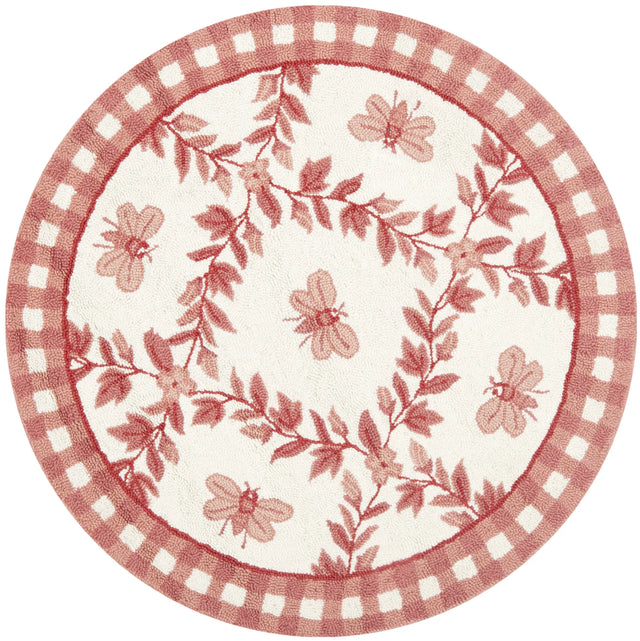 Safavieh Chelsea 3'-0" x 3'-0" Rug in Ivory / Rose