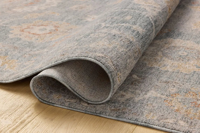 Chris Loves Julia x Loloi Louisa LOI-02 Ocean Sunset Rug - pile height