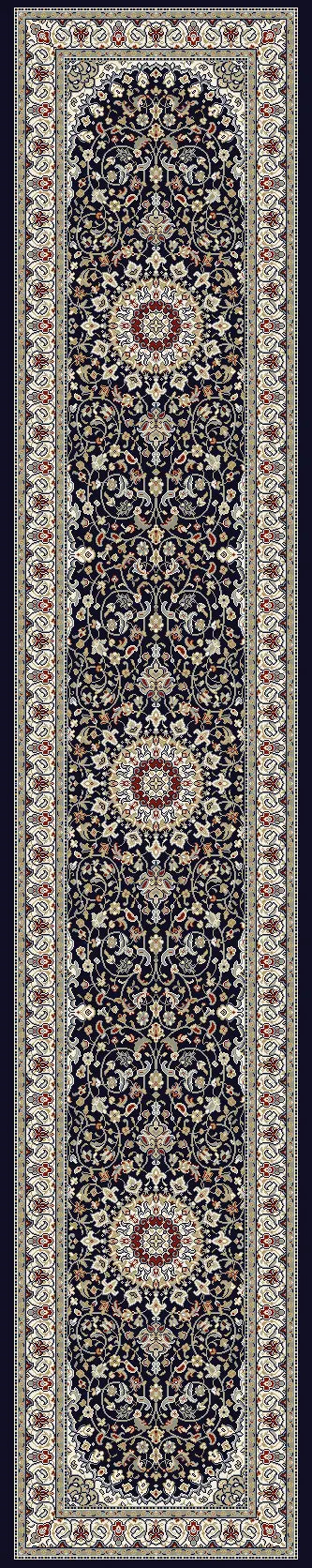 Dynamic Rugs Ancient Garden 57119 Blue / Ivory Rugs - Runner