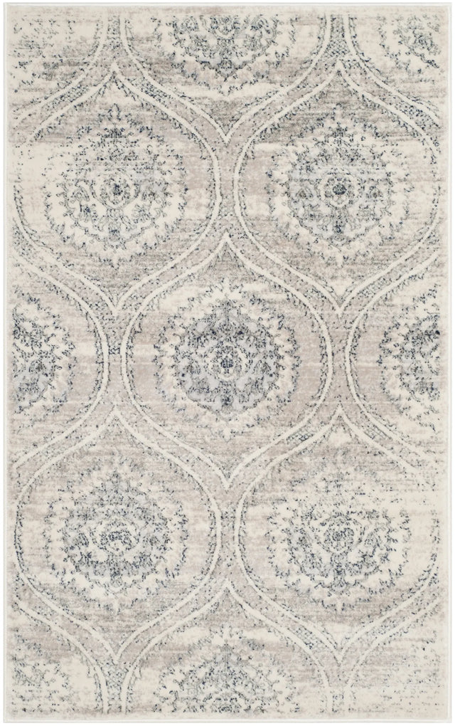Safavieh Carnegie 3'-0" x 5'-0" Rug in Light Grey / Cream