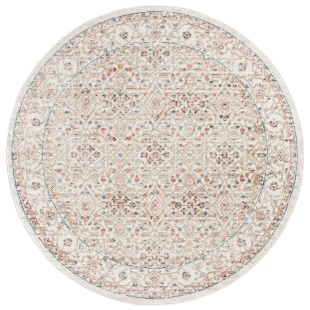 Safavieh Cameron 6'-7" x 6'-7" Rug in Ivory / Multi