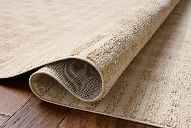Chris Loves Julia x Loloi Calvin CLV-03 Bone / Natural Rug - pile height