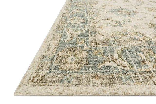 Loloi Julian Ji-06 Ivory / Spa Rugs - rug corner