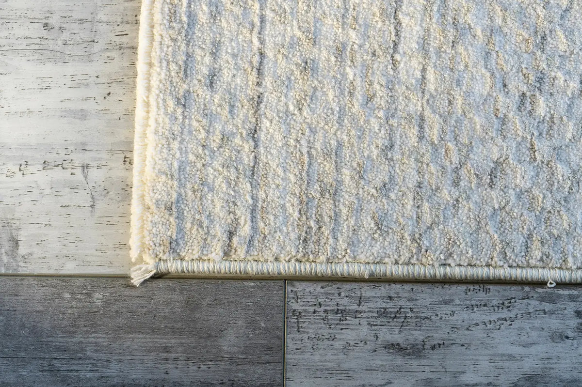 Dynamic Rugs Olivia 12732 Power Loomed Modern Ivory/Grey Rug - Corner