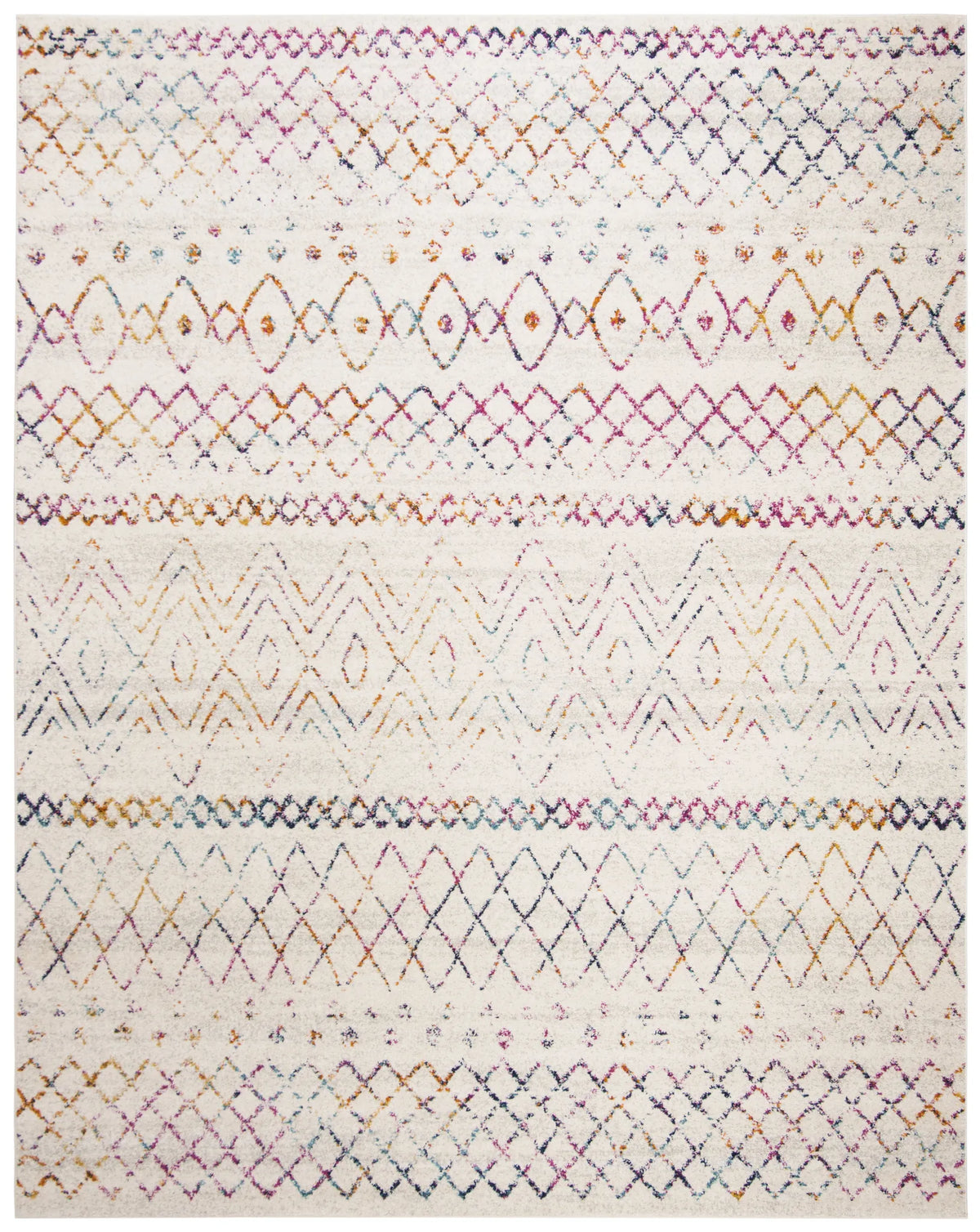 Safavieh Madison 700 10'-0" x 14'-0" Rug in Ivory / Fuchsia