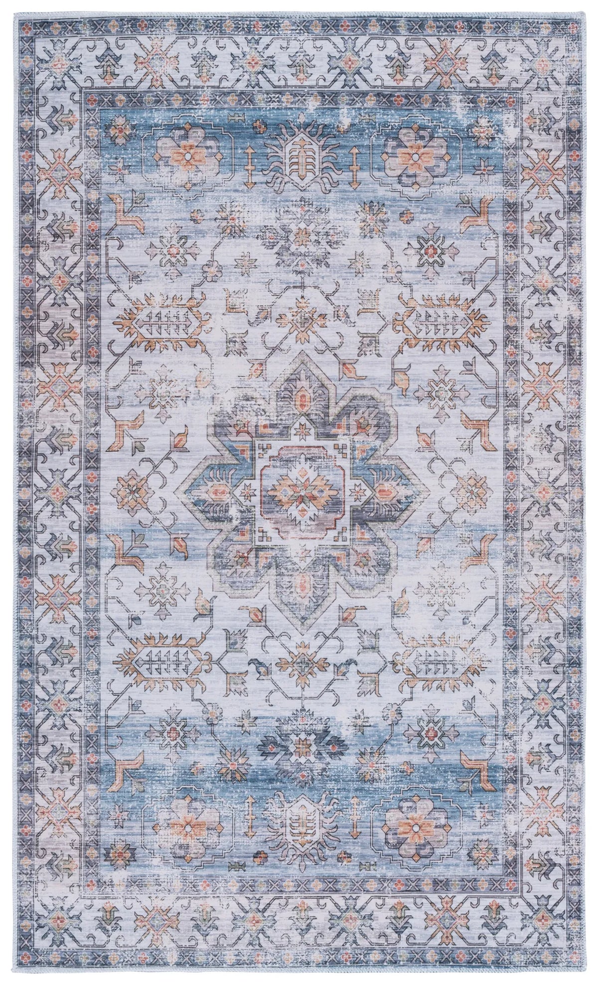 Safavieh Arizona 3'-0" x 5'-0" Rug in Ivory / Light Blue