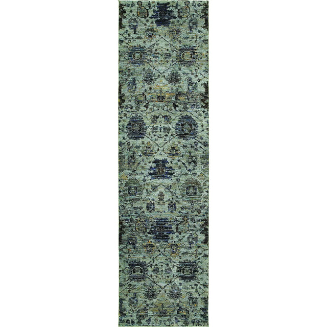 Oriental Weavers Sphinx Andorra 7120A Blue/Navy Rugs - runner