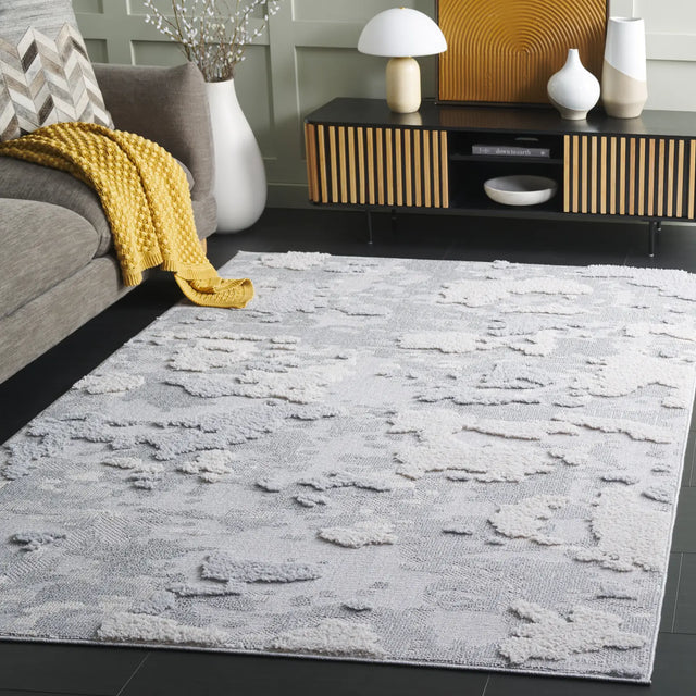 Safavieh Trends 4'-0" x 6'-0" Rug in Ivory / Grey