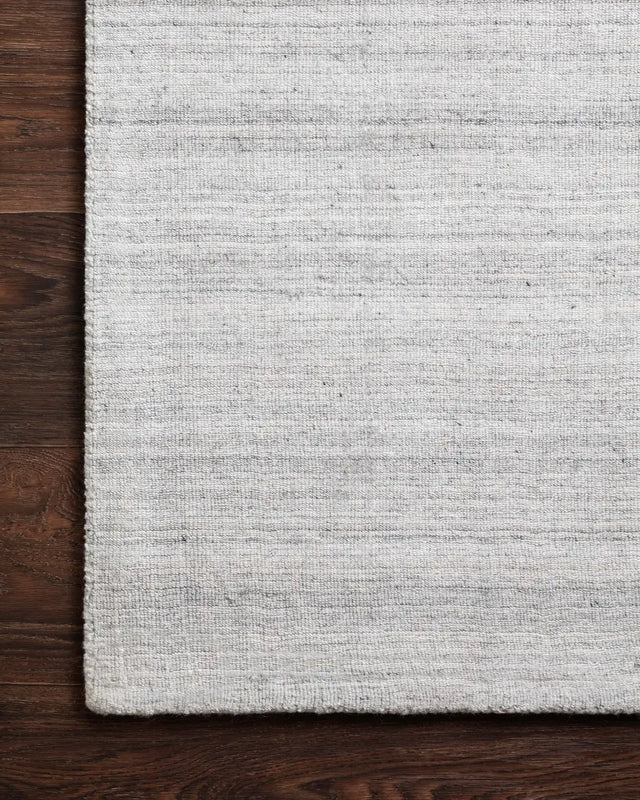 Loloi Pasadena Pas-01 Fog Rug - corner on wood