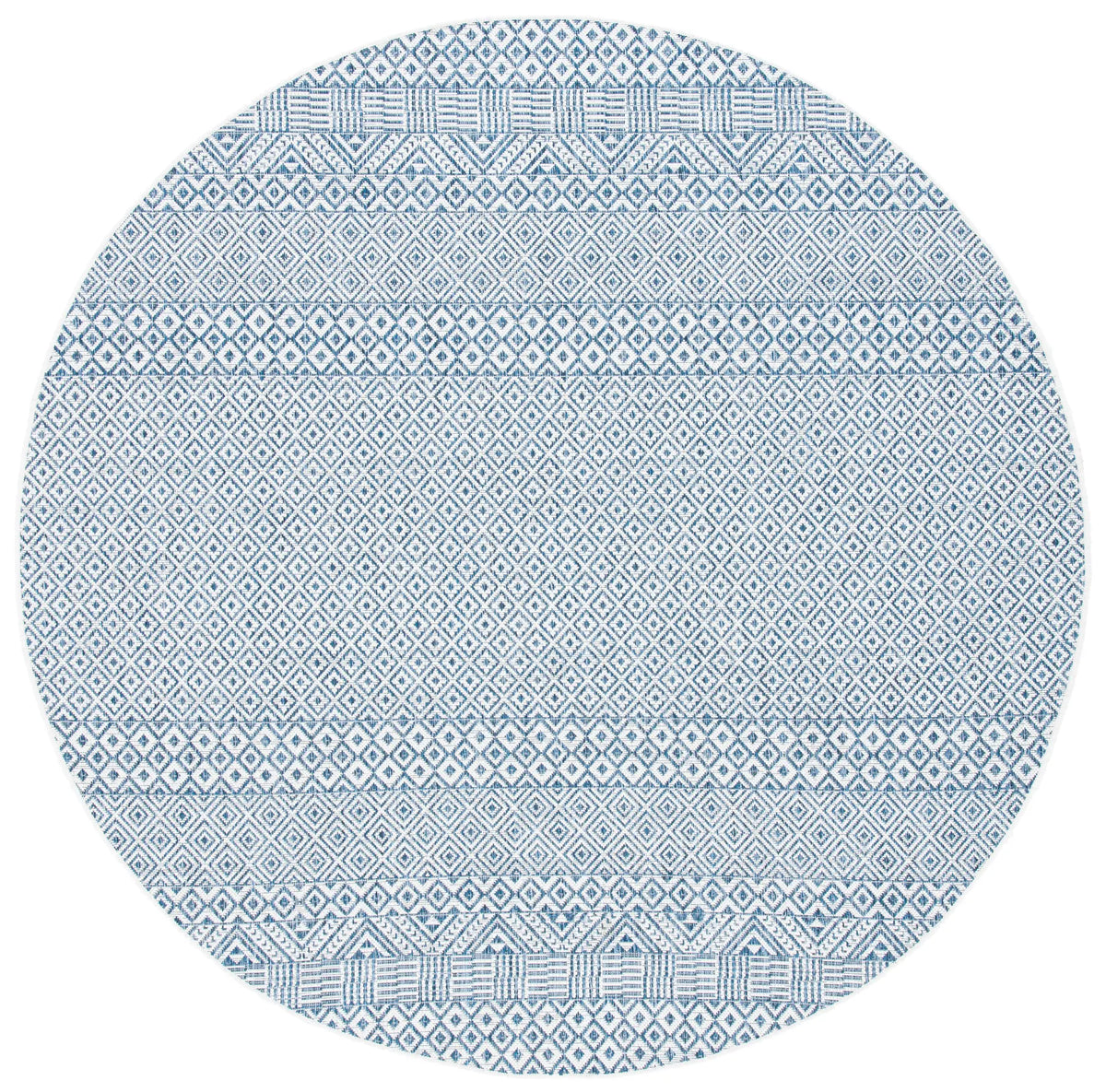 Safavieh Courtyard 10'-0" x 10'-0" Rug in Blue / Navy