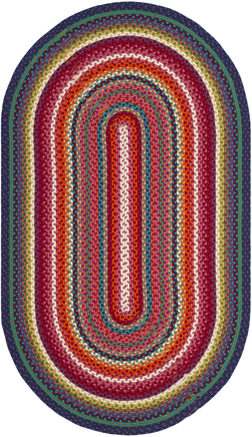 Safavieh Braided 3'-0" x 5'-0" Rug in Multi