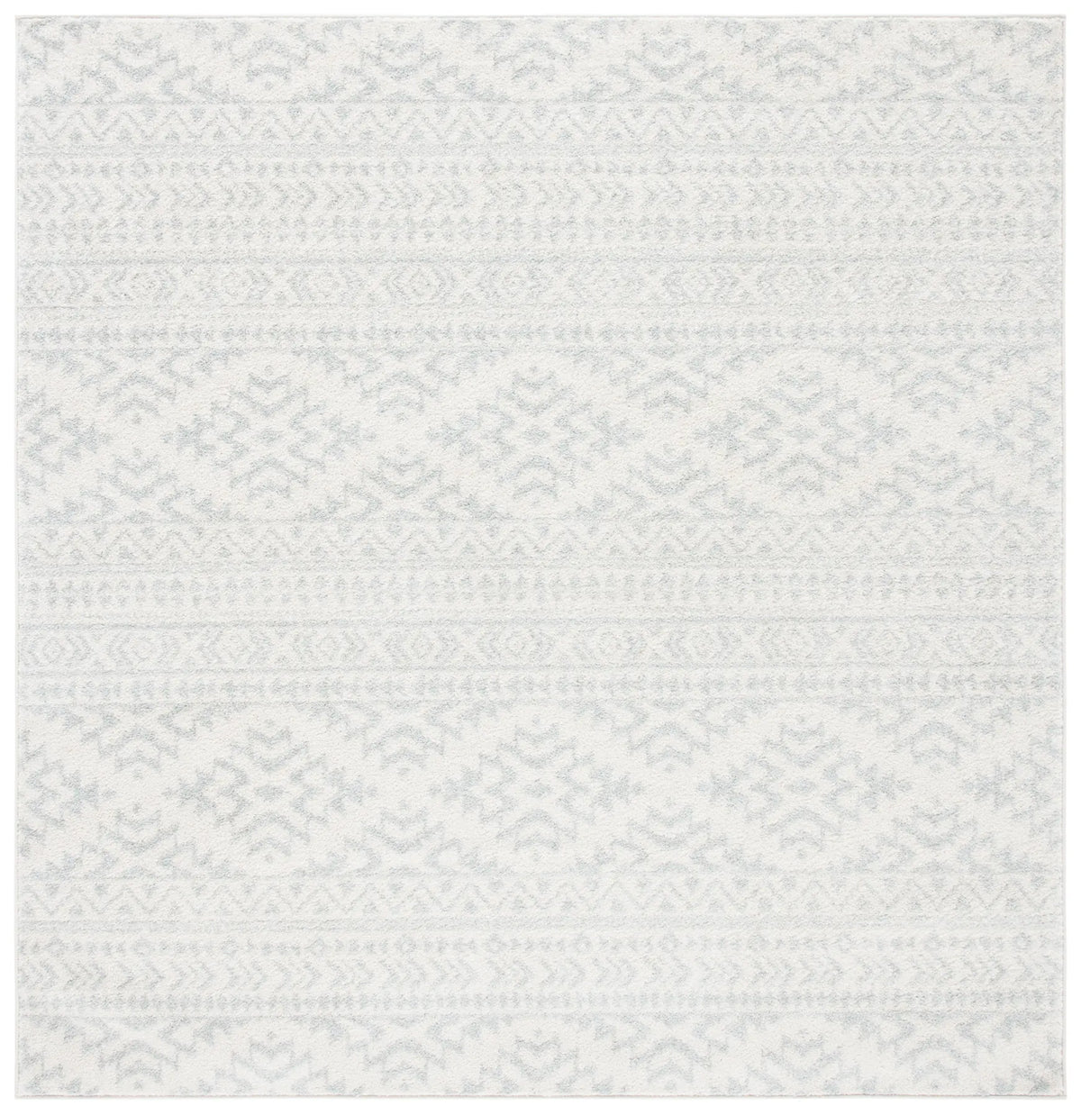 Safavieh Tulum 6'-7" x 6'-7" Rug in Ivory / Light Grey