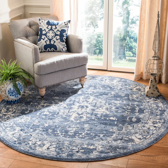 Safavieh Charleston 10'-0" x 10'-0" Rug in Navy / Creme