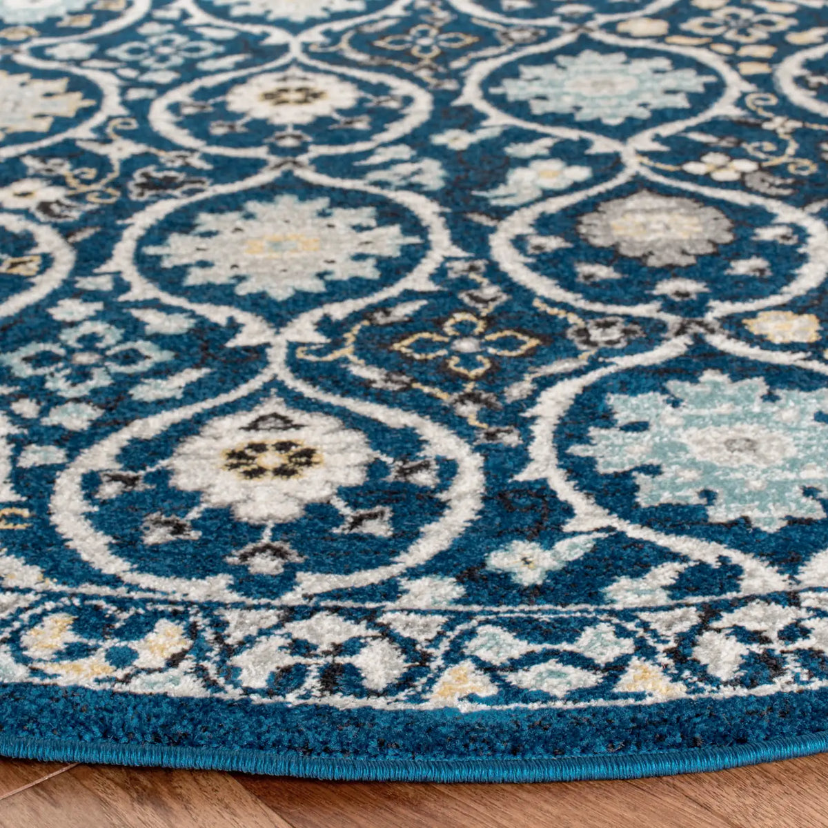 Safavieh Evoke 6'-7" x 6'-7" Rug in Royal / Ivory