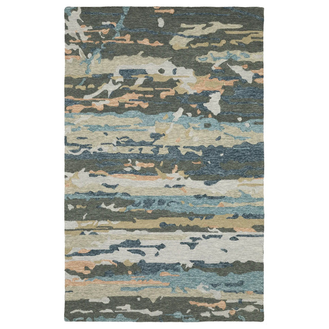 Oriental Weavers Sphinx Kipton KIP01 Blue Rugs - main flat