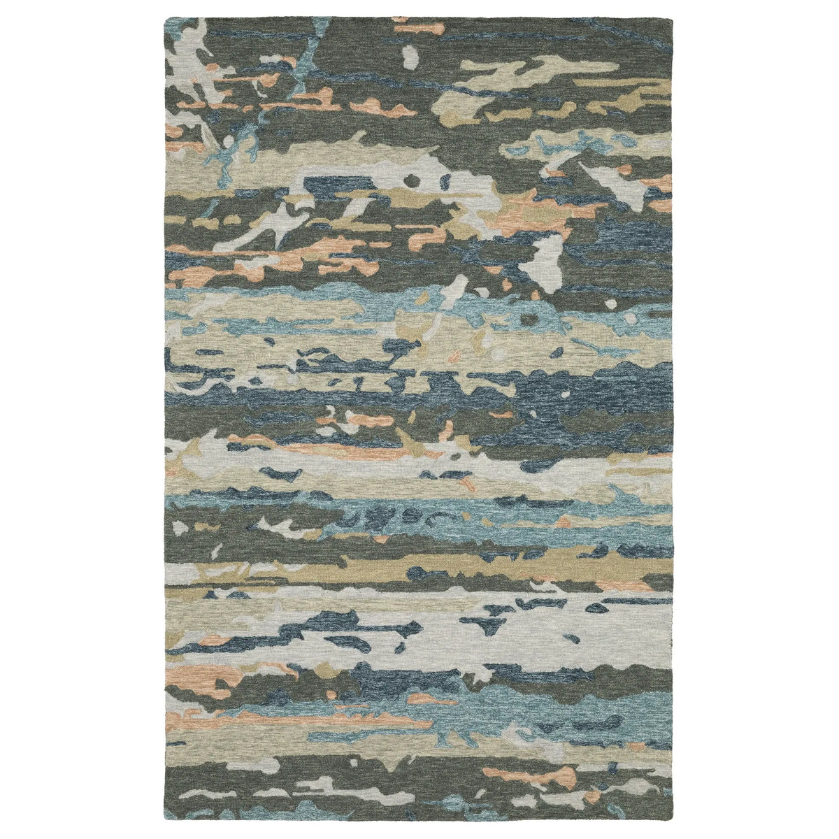 Oriental Weavers Sphinx Kipton KIP01 Blue Rugs - main flat