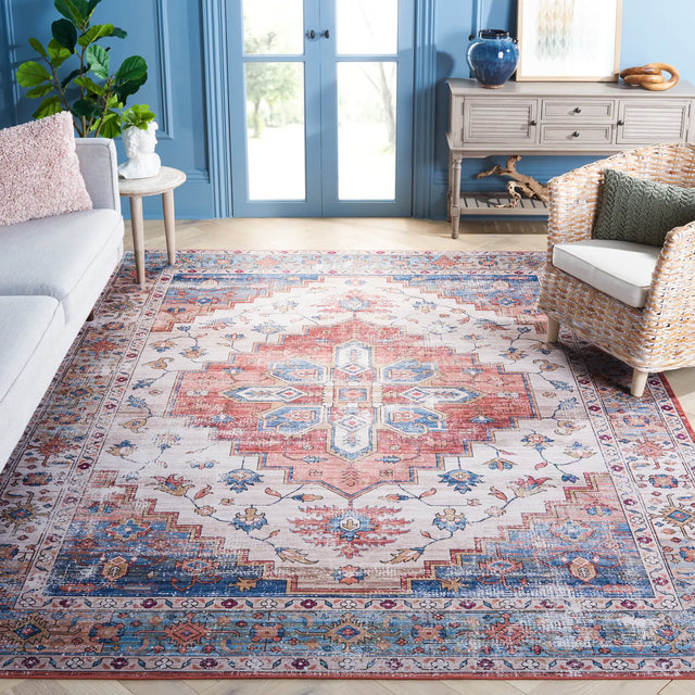 Safavieh Tucson 10'-0" x 14'-0" Rug in Beige / Blue