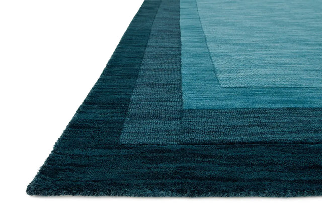 Loloi Hamilton Hm-01 Teal Rug - rug corner