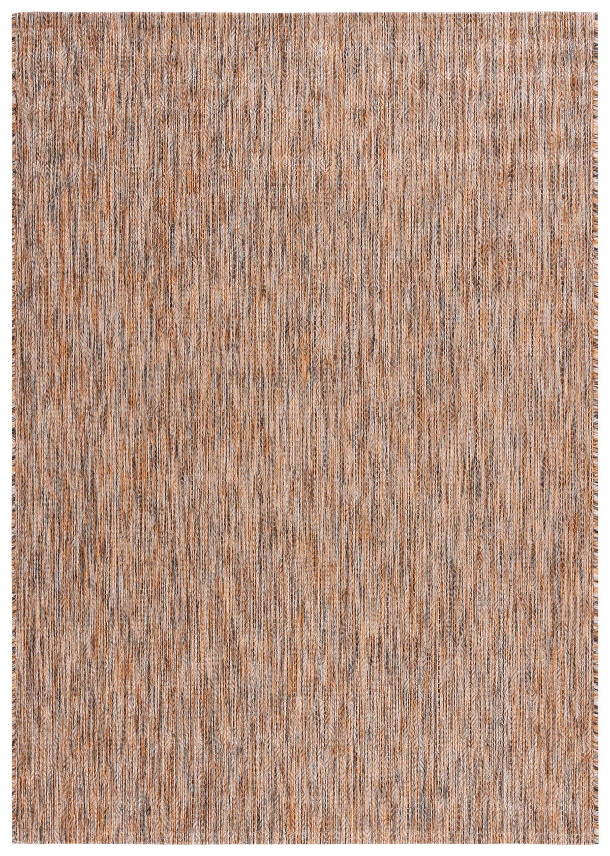 Safavieh Courtyard 4'-0" x 5'-7" Rug in Dark Grey / Rust