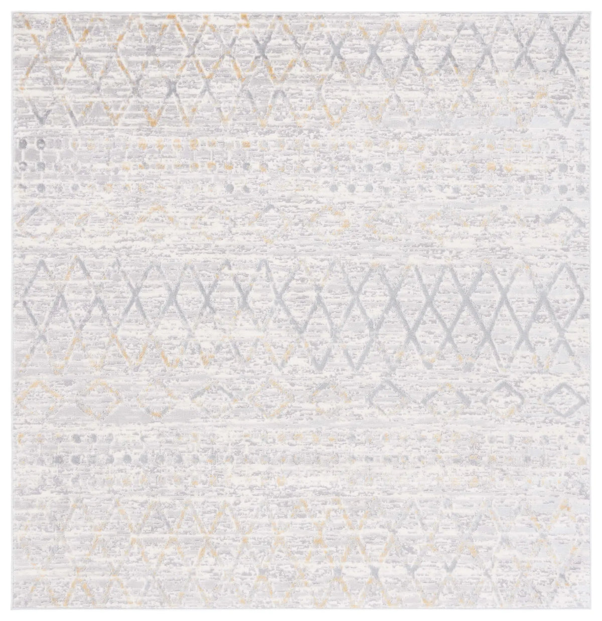 Safavieh Lagoon 6'-7" x 6'-7" Rug in Grey / Gold