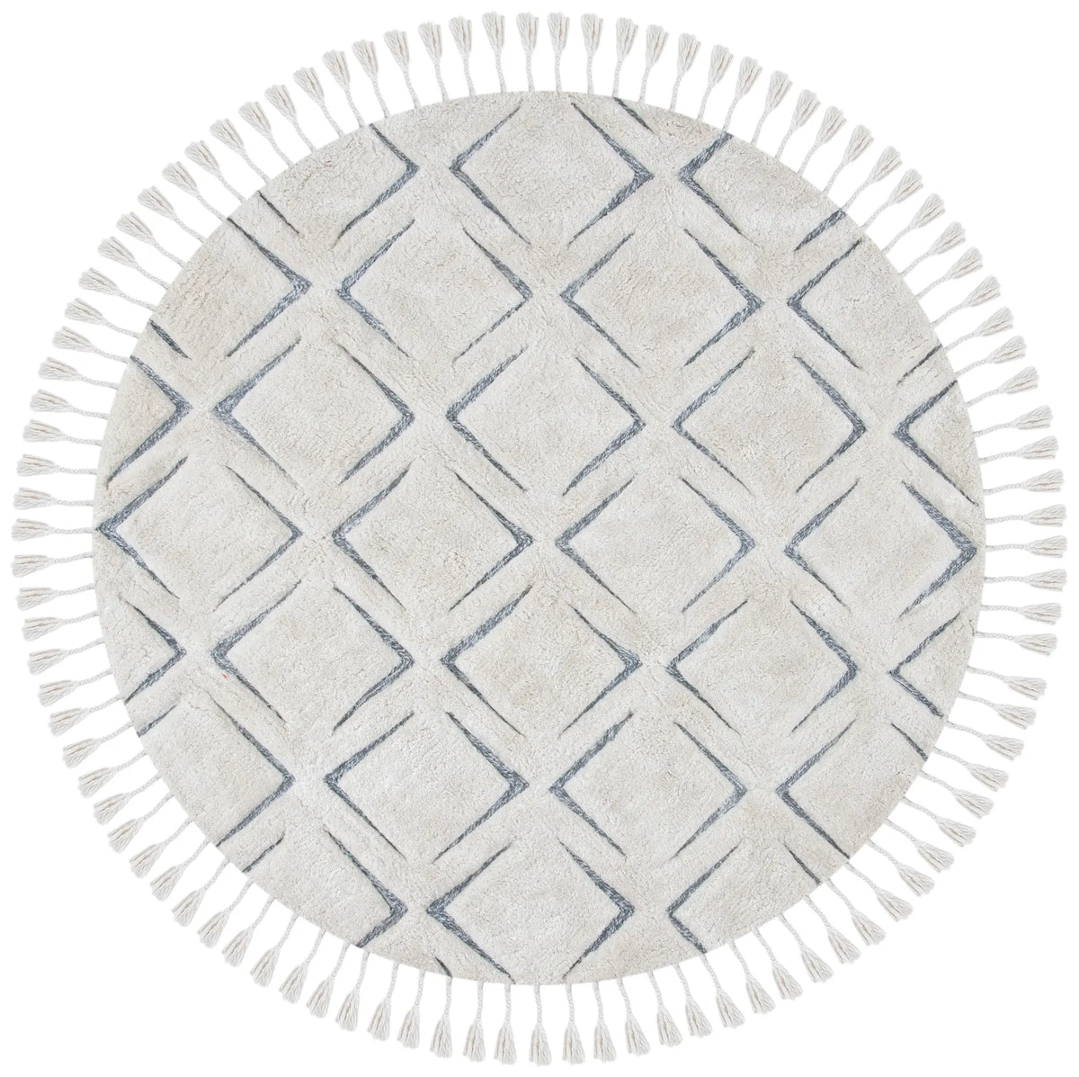 Safavieh Sahara 6'-0" x 6'-0" Rug in Ivory / Grey