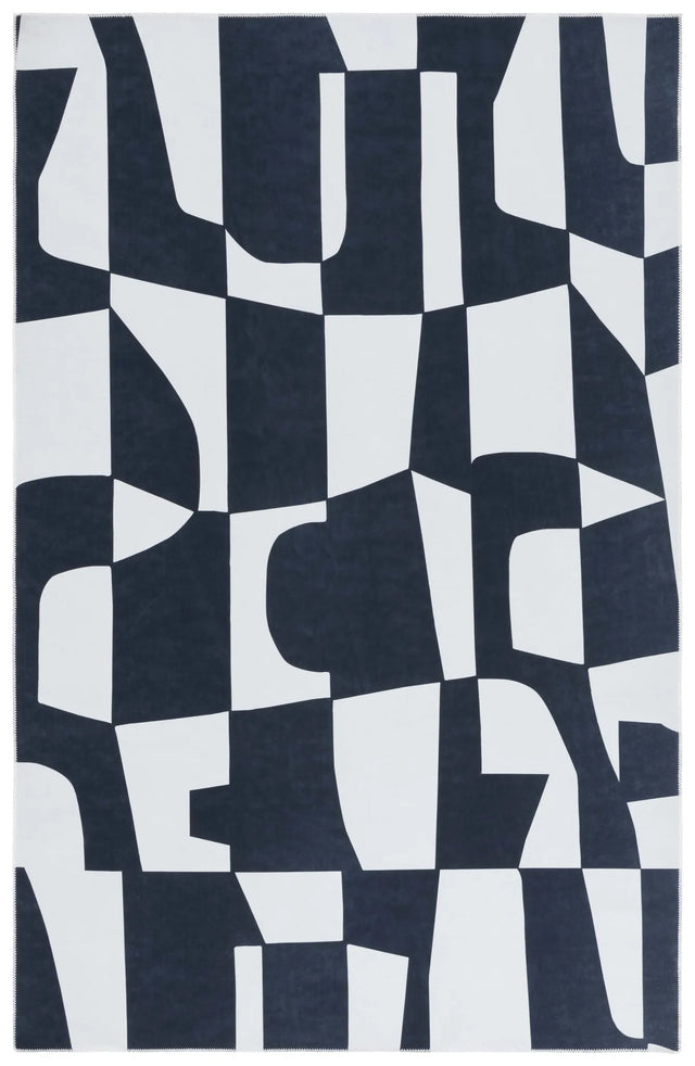 Safavieh Malibu 4'-0" x 6'-0" Rug in Ivory / Black