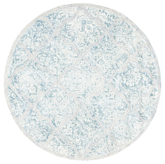 Safavieh Restoration Vintage 6'-0" x 6'-0" Rug in Blue / Ivory