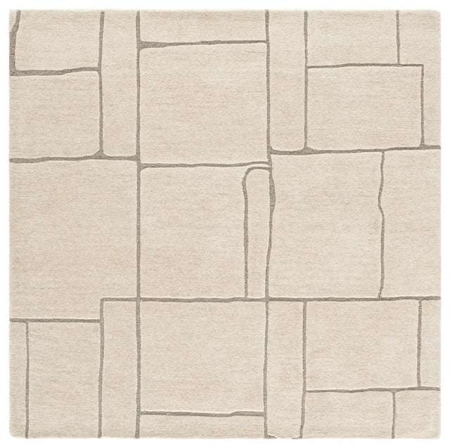 Safavieh Harvest 6'-0" x 6'-0" Rug in Beige / Silver