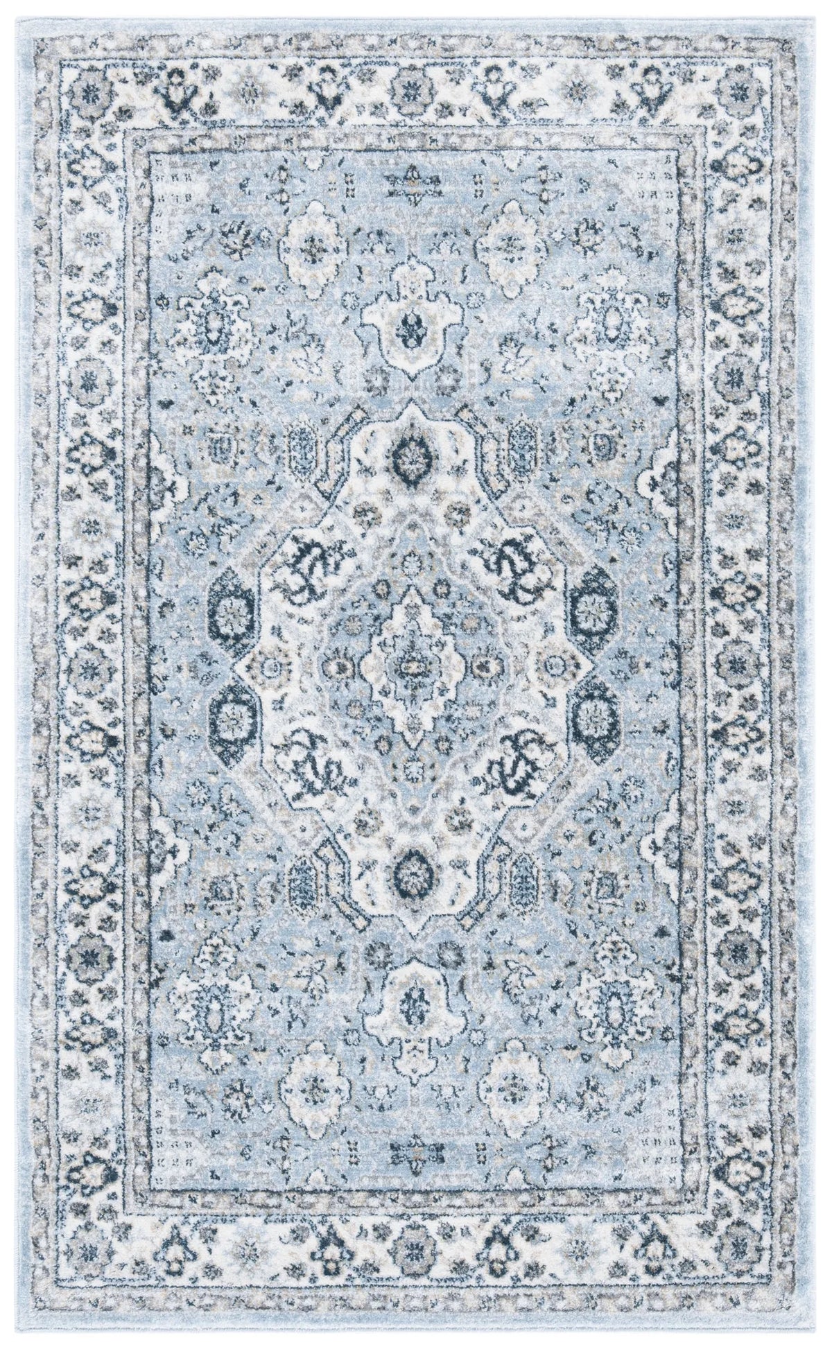 Safavieh Isabella 3'-0" x 5'-0" Rug in Blue / Creme