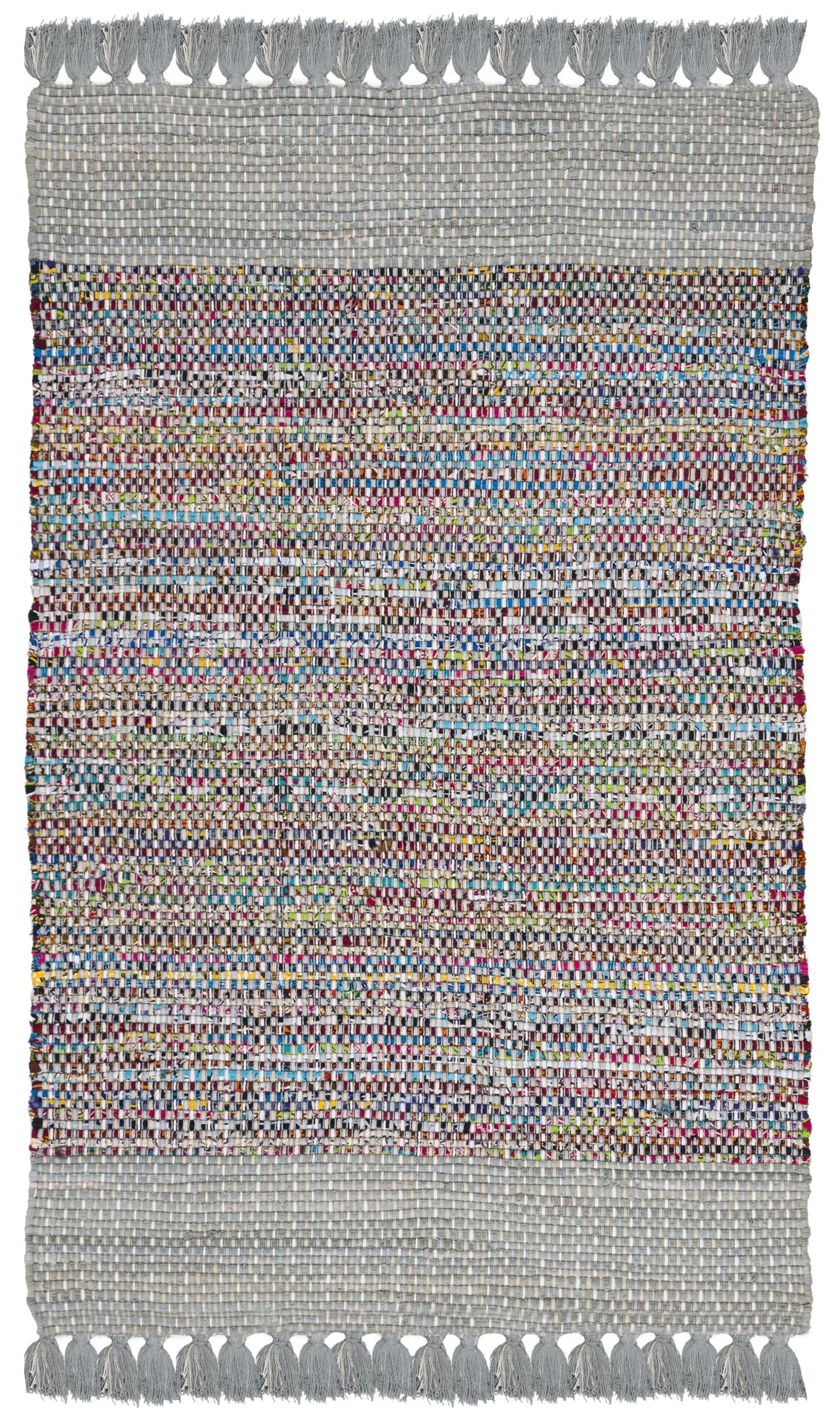 Safavieh Montauk 3'-0" x 5'-0" Rug in Grey / Multi
