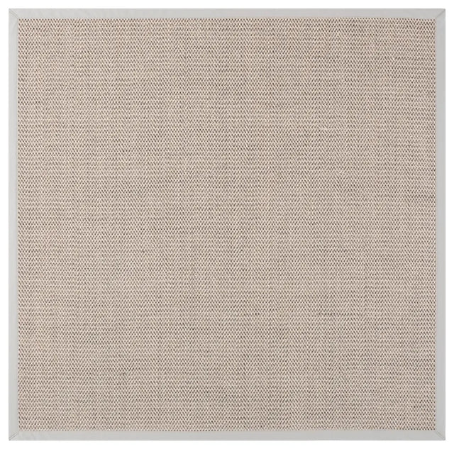 Safavieh Natural Fiber 6'-0" x 6'-0" Rug in Marble / Beige