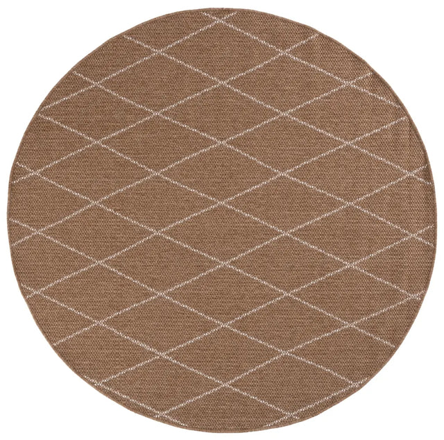 Safavieh Sisal Performance 6'-7" x 6'-7" Rug in Natural / Ivory