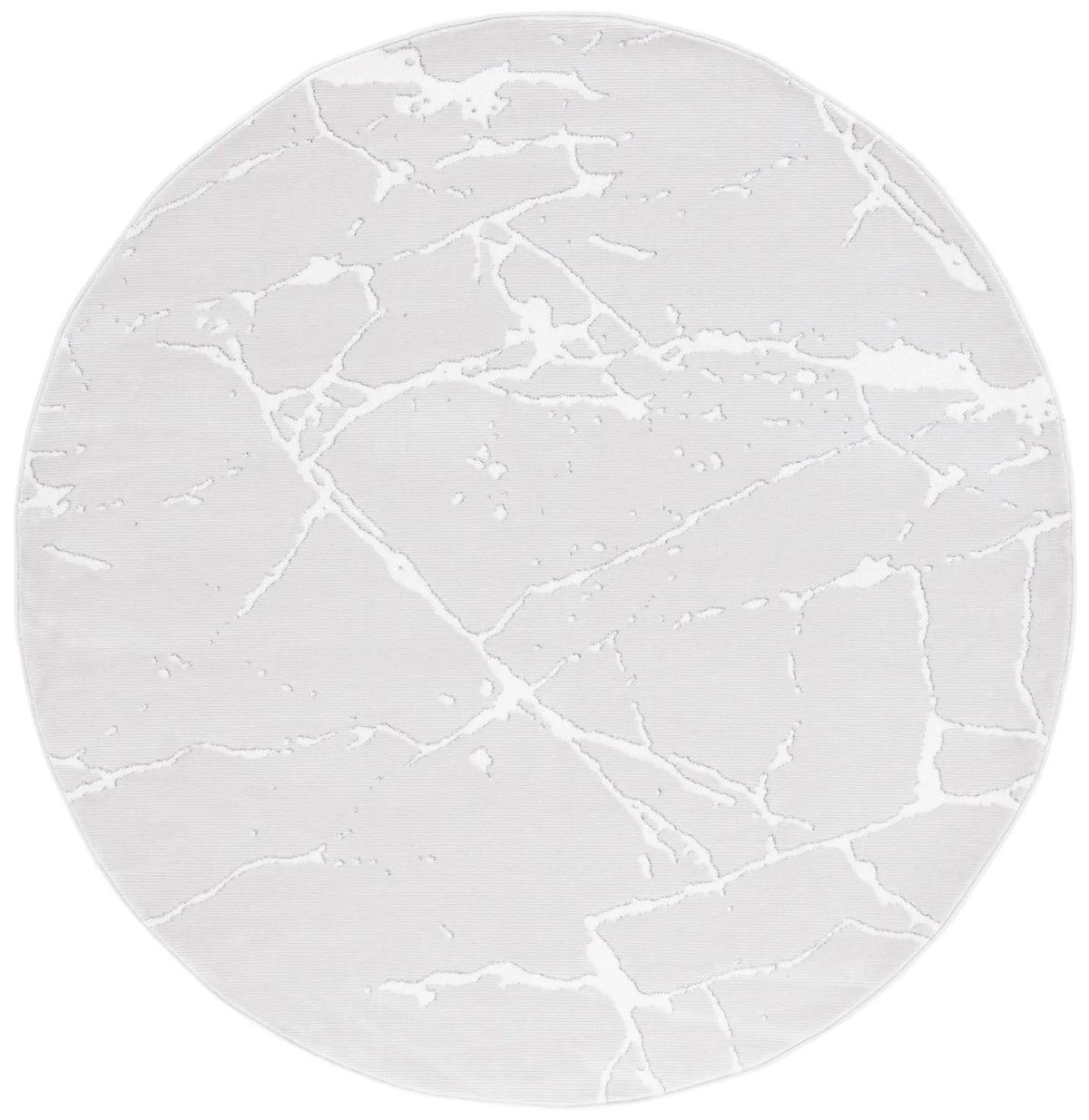 Safavieh Whisper 6'-7" x 6'-7" Rug in Grey / Ivory