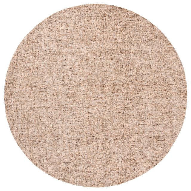 Safavieh Abstract 6'-0" x 6'-0" Rug in Light Brown / Ivory
